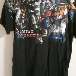 Men's large transformers tshirt